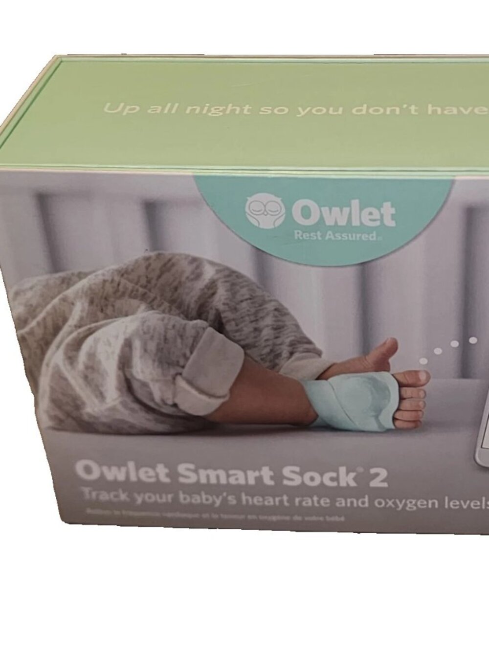 Owlet Smart Sock 2 Baby Heart Oxygen Monitor, Excellent Condition